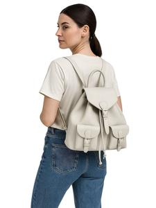 Рюкзак "Chicaletta" бежевого цвета collezione alessandro