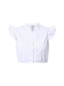 Блузка белоснежного цвета Ulla Popken