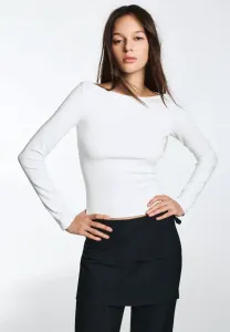 Топ с длинными рукавами Pull&Bear, White