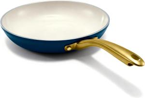 Gotham Steel 30 см антипригарная сковорода, керамическое покрытие, нетоксичная, с термоизолированной ручкой, для духовки и посудомоечной машины, цвет темно-синий