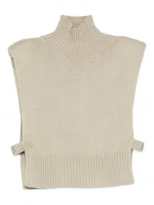 Трикотажный жилет Patrizia Pepe, нейтральный