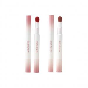 Воздушный матовый блеск для губ velour легко растушевывается, устойчив к размазыванию, стойкий, выравнивающий тон кожи 1,8г MINSHZEE