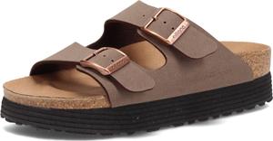 Женские сандалии Birkenstock Arizona с овчиной, 36 Medium/Narrow Mocha