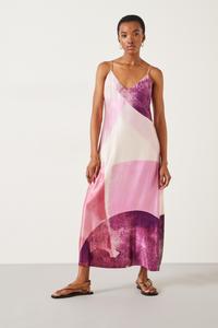 Платье макси Leanne Hush, розовый