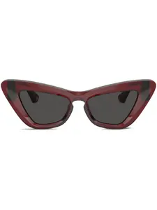 Солнцезащитные очки в оправе 'кошачий глаз' Burberry Eyewear, красный