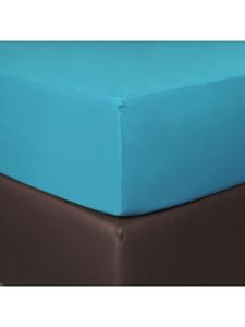 Простыня BettwarenShop Boxspring, бирюзовый