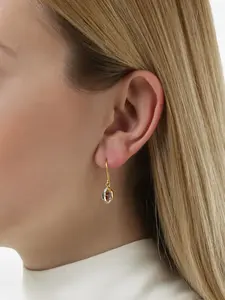 Серьги Herkimer из желтого золота с бриллиантами Pippa Small