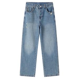 Джинсы Unisex Moderate Straight Fit Jeep, p755mwnz51 светло-синий