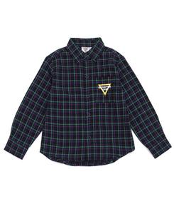 Рубашка-рубашка из фланели с изображением грузовика-могильщика для мальчиков, подходящая для всей семьи Monster Jam, Navy / purple / green, grave digger