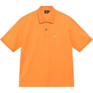 Унисекс поло Stussy, оранжевый