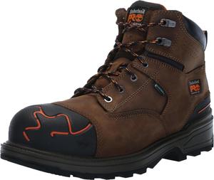 Timberland PRO мужские, Magnitude 6in CT WP ботинки, Mocha Underground Brown-2024 New