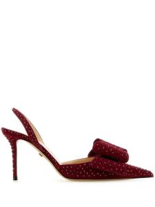 Туфли-лодочки MACH & MACH 85 мм из замши, красный