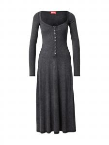 DIESEL Платье-рубашка 'LEY' в черном цвете