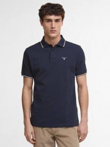 Полевая рубашка поло с короткими рукавами Fielding Tipped Cotton Regular Fit Barbour, Navy