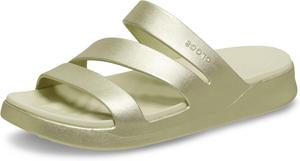 Женские сандалии Crocs Getaway с ремешками, 11 Champagne Metallic