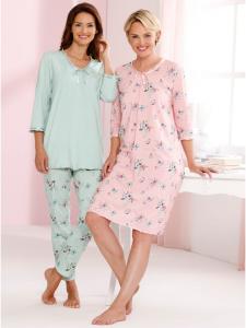 WITT WEIDEN Пижама с нежным мятным принтом