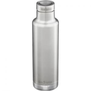 Classic VI Pour Изолированная бутылка с крышкой-корзинкой Klean Kanteen, серый