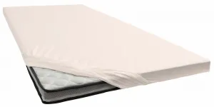 Простыня Bellana Джерси-Эластан хлопковая 140-160х200-220 см, цвет creme