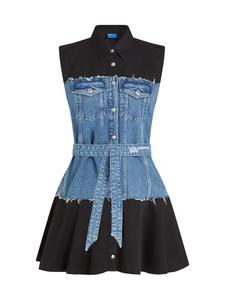 Платье-рубашка KARL LAGERFELD JEANS, синий