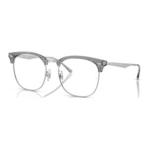 RayBan Металлическая квадратная оправа для очков унисекс серого цвета, Gray