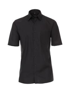 CASAMODA Деловая рубашка насыщенного черного цвета