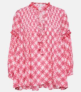 Блузка Clara с принтом POUPETTE ST BARTH, розовый