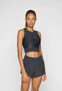 Спортивный бюстгальтер для дня соревнований с высокой поддержкой Hoka, Black