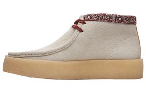 Clarks Оригинальные ботинки Wallabee Cup White Interest