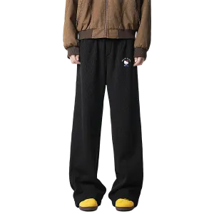 Hello Kitty Hello Kitty SS25 Повседневные брюки унисекс с цветными блоками и карманами Sanrio, черный