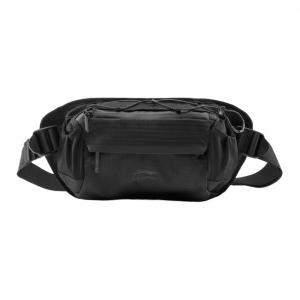 LINING Спортивная поясная сумка из полиэстера унисекс черная, Black