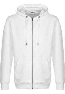Толстовка на молнии TERRY Urban Classics, белый