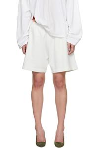 Acne Studios Белые хлопковые шорты