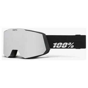 100% очки для снегоходов, Black-Silver - Hiper Silver Mirror + Bonus Turquoise Mirror Lens