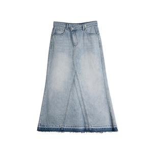 ELLE Юбка-платье Fishtail Women's Denim Blue