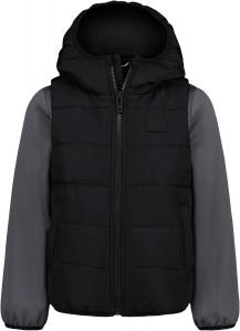 Under Armour boys Under Armour 2fer Hoodie Vest, Black Convertible