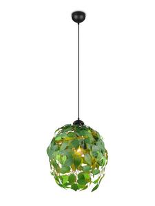 Подвесной светильник LEAVY в черно-зеленом цвете Reality Leuchten