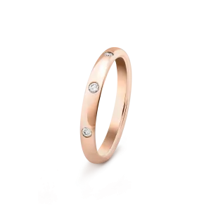 Обручальное кольцо Van Cleef & Arpels Tendrement Etoiles, 18-ct розовое золото, бриллиант