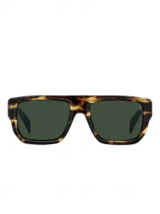 Солнцезащитные очки-пилоты черепаховой расцветки David Beckham, коричневый