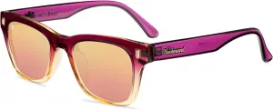 Поляризованные солнцезащитные очки Knockaround Seventy Nines для мужчин и женщин - в стиле ретро - защита от УФ-излучения UV400, Hot Take / Rose Gold