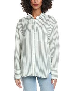 Рубашка на пуговицах Tisbury из льняной смеси REVERIEE, белый