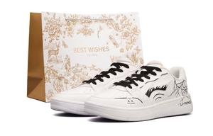 Li Ning Sycee Cushioning, износостойкие низкие кроссовки для скейтбординга Unisex Li-Ning, белый shopping bag