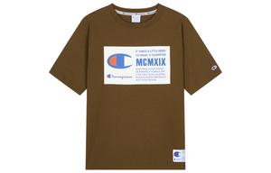 Футболка с коротким рукавом Японская версия Unisex Champion, Цвет кофе