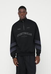 Толстовка Hummel OVERSIZED HALFZIP UNISEX, Black/Ebony/Black