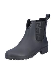 Rieker Черные резиновые ботильоны