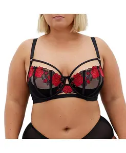 Бюстгальтер Serena Demi размера Plus на косточках CITY CHIC, мультиколор