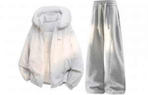 Повседневный худи Unisex Casual Sportswear X1617, оранжевый mountain hawk coat+белый heather серый sweatpants fleece-lined