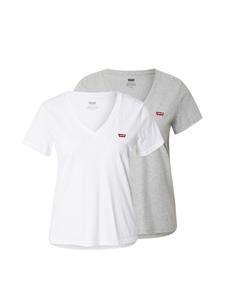 Рубашка LEVI'S  Perfect V-Neck Tee (2-Pack), серый/белый