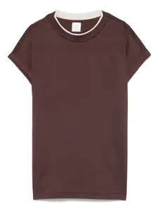 Футболка с круглым вырезом Eleventy, фиолетовый