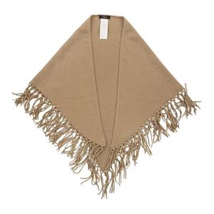 Weekend Max Mara Tornado Fringed Triangle Shawl WEEKEND MaxMara, camel