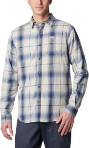 Рубашка Columbia Mens Vapor Ridge III с длинным рукавом, походная рубашка, Collegiate Navy Tartan Ombre